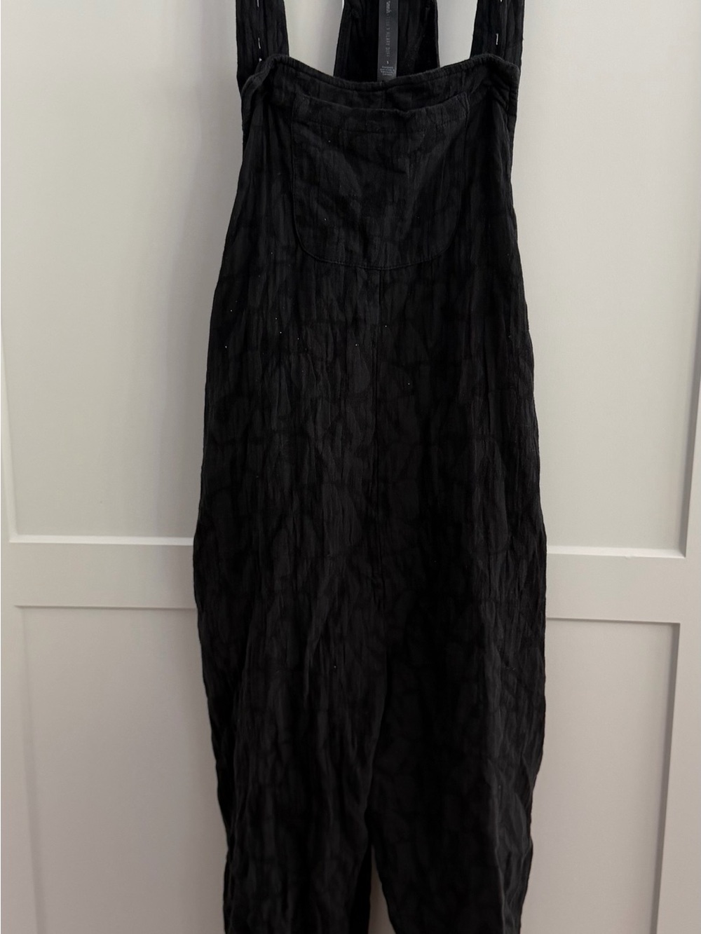 Smash & Tess Black Women's Sleeveless Linen Romper Size Small